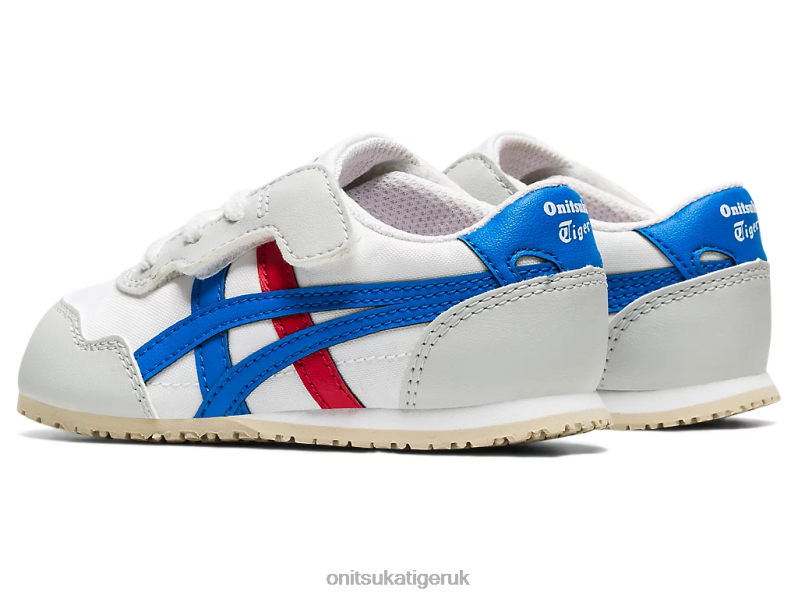 Kids SERRANO XTBPR629 Shoes Onitsuka Tiger White/Directoire Blue