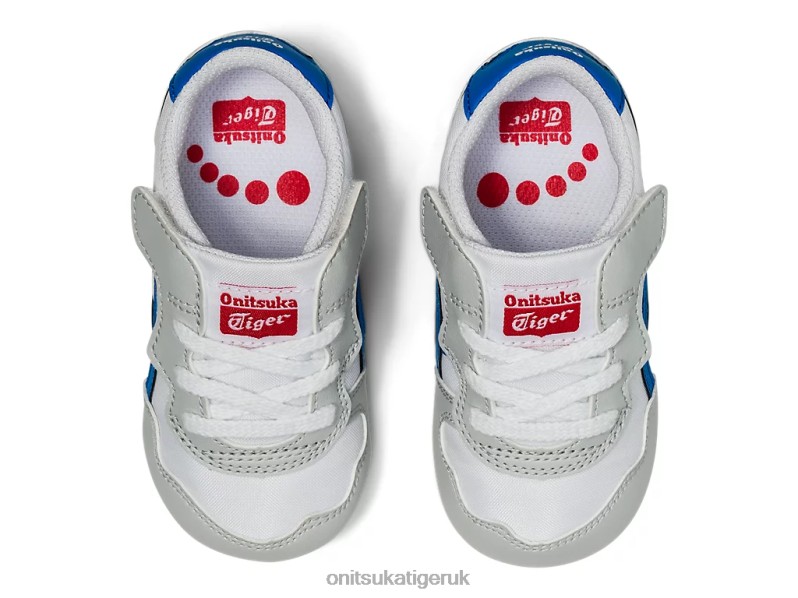 Kids SERRANO XTBPR629 Shoes Onitsuka Tiger White/Directoire Blue