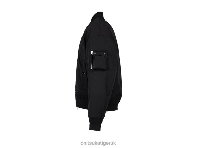 Men BOMBER JACKET XTBPR379 Clothing Onitsuka Tiger Black