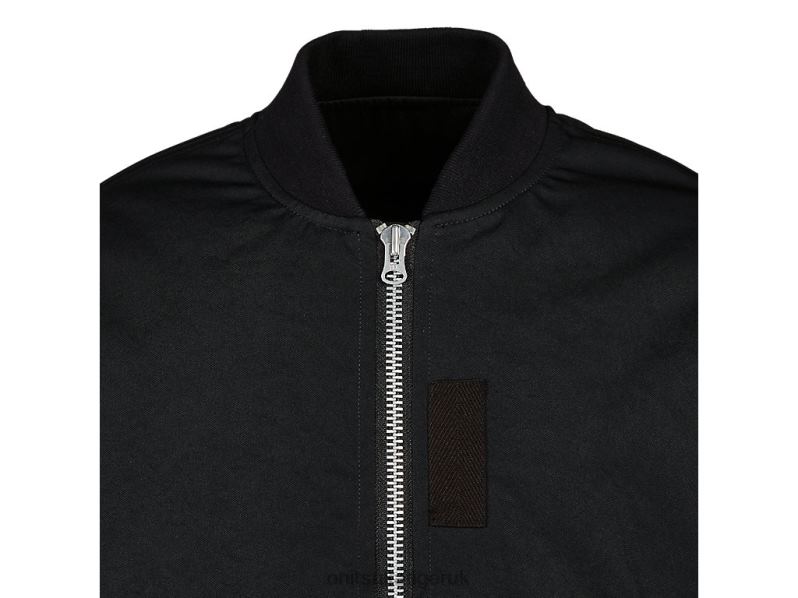 Men BOMBER JACKET XTBPR379 Clothing Onitsuka Tiger Black