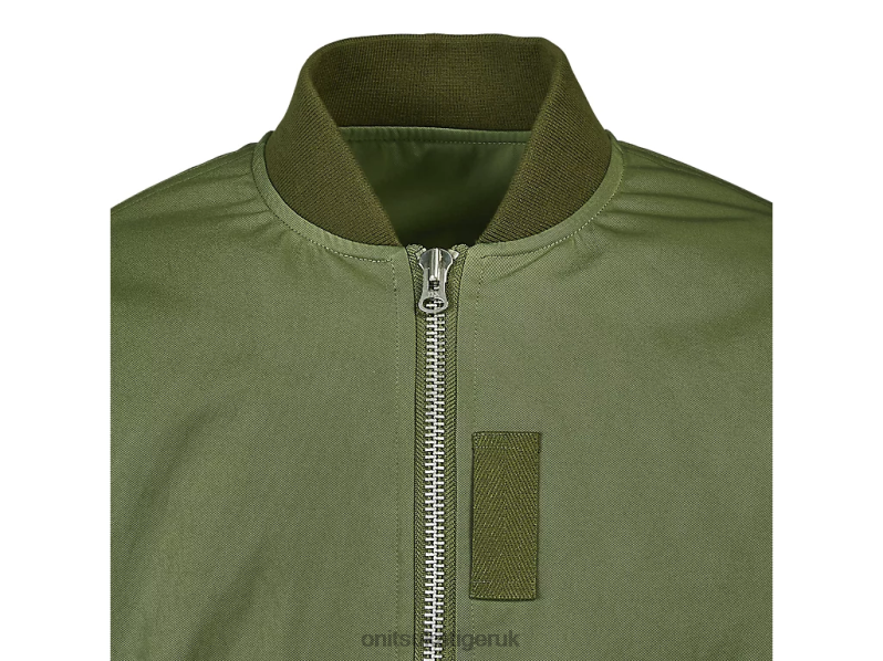 Men BOMBER JACKET XTBPR383 Clothing Onitsuka Tiger Khaki