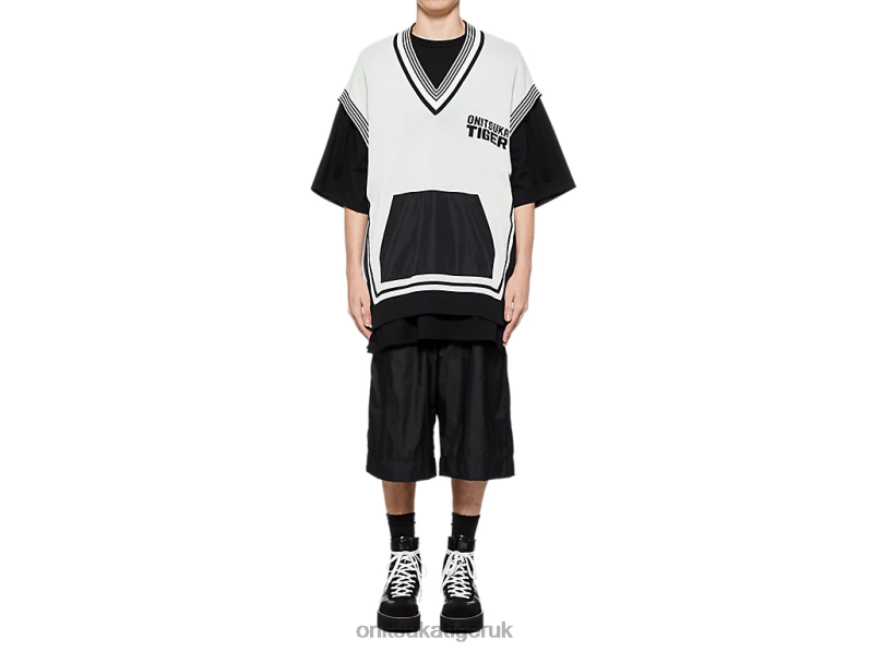 Men CROPPED PANTS XTBPR463 Clothing Onitsuka Tiger Black