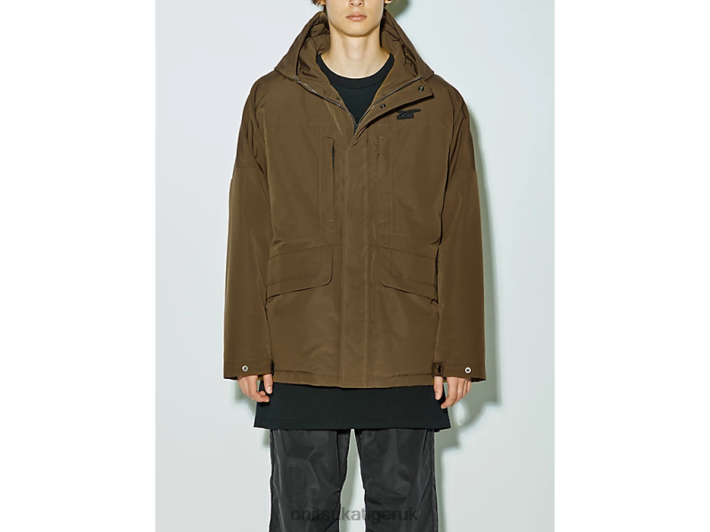 Men DOWN JACKET XTBPR446 Clothing Onitsuka Tiger Olive