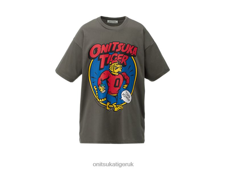Men GRAPHIC TEE XTBPR423 Clothing Onitsuka Tiger Dark Grey