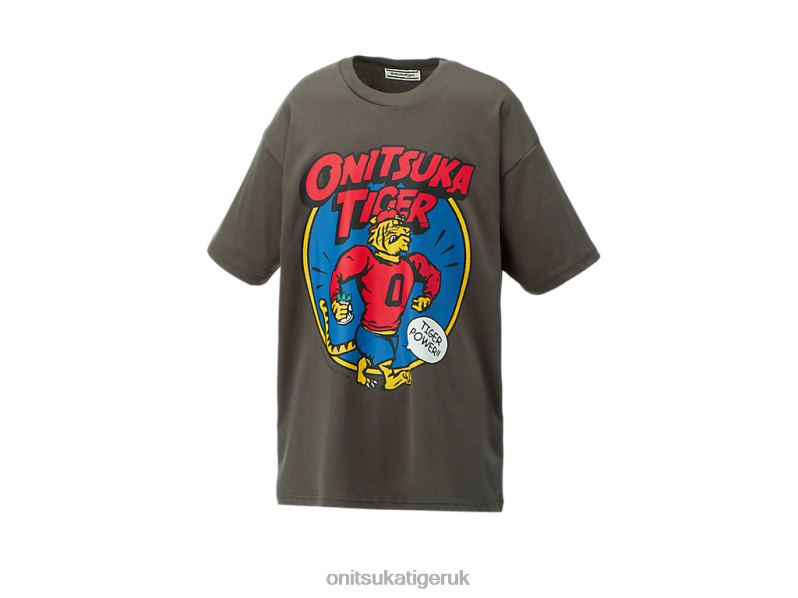 Men GRAPHIC TEE XTBPR423 Clothing Onitsuka Tiger Dark Grey