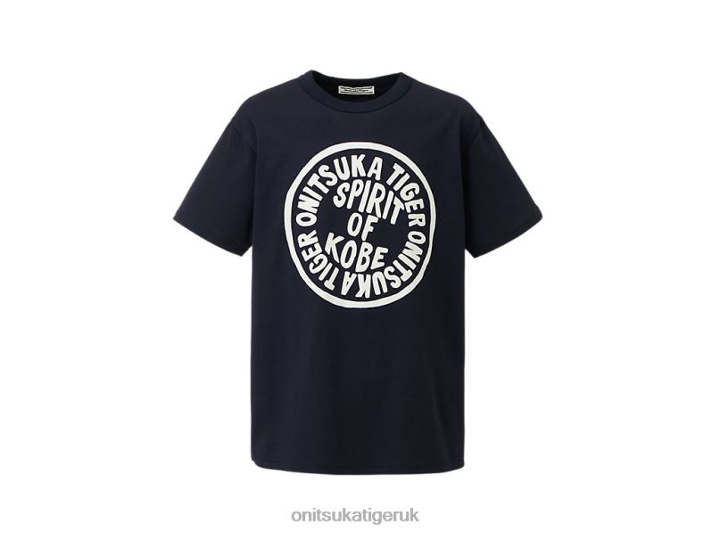 Men GRAPHIC TEE XTBPR427 Clothing Onitsuka Tiger Navy