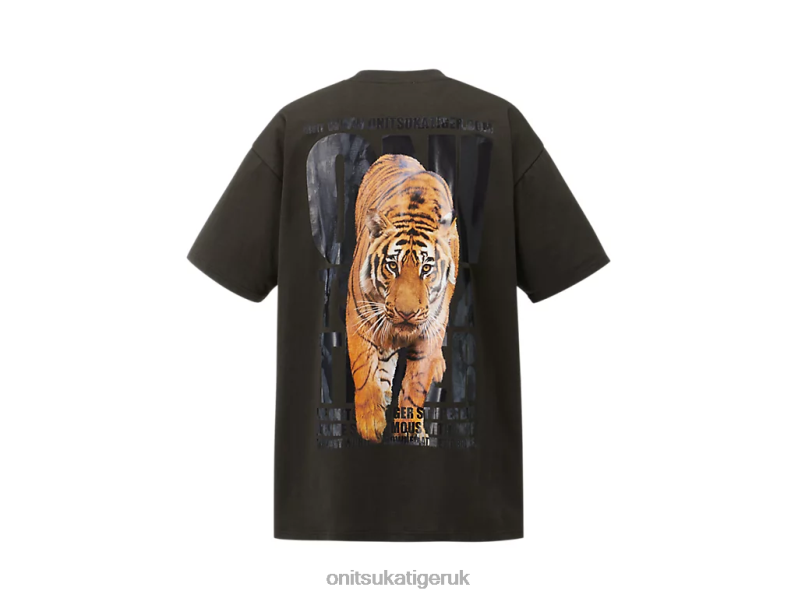Men GRAPHIC TEE XTBPR430 Clothing Onitsuka Tiger Dark Grey