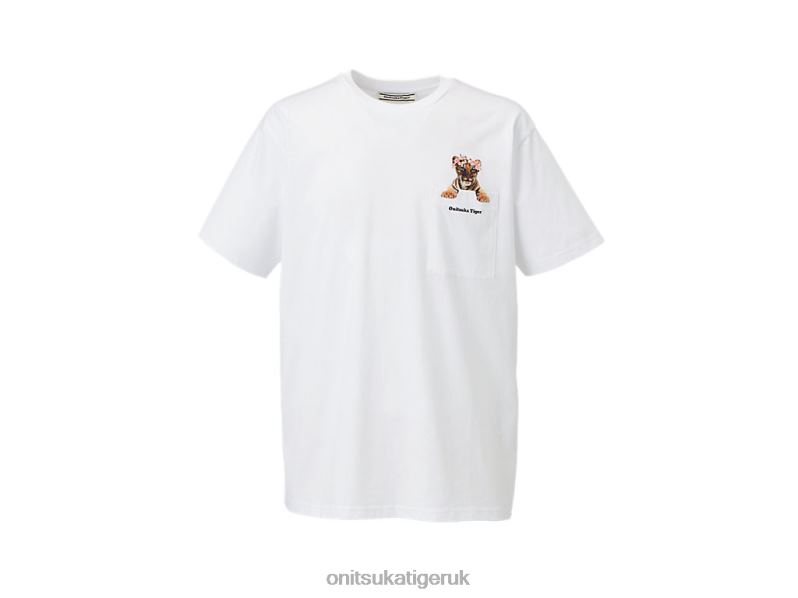 Men GRAPHIC TEE XTBPR432 Clothing Onitsuka Tiger White