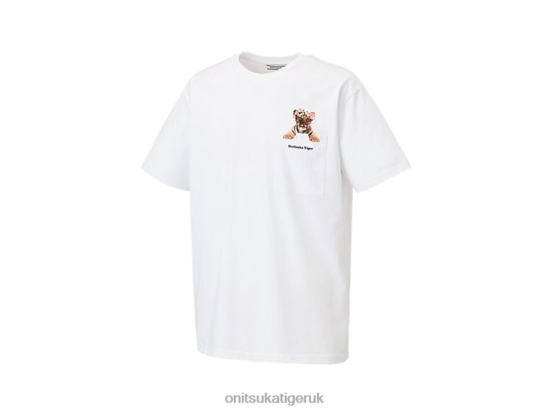 Men GRAPHIC TEE XTBPR432 Clothing Onitsuka Tiger White