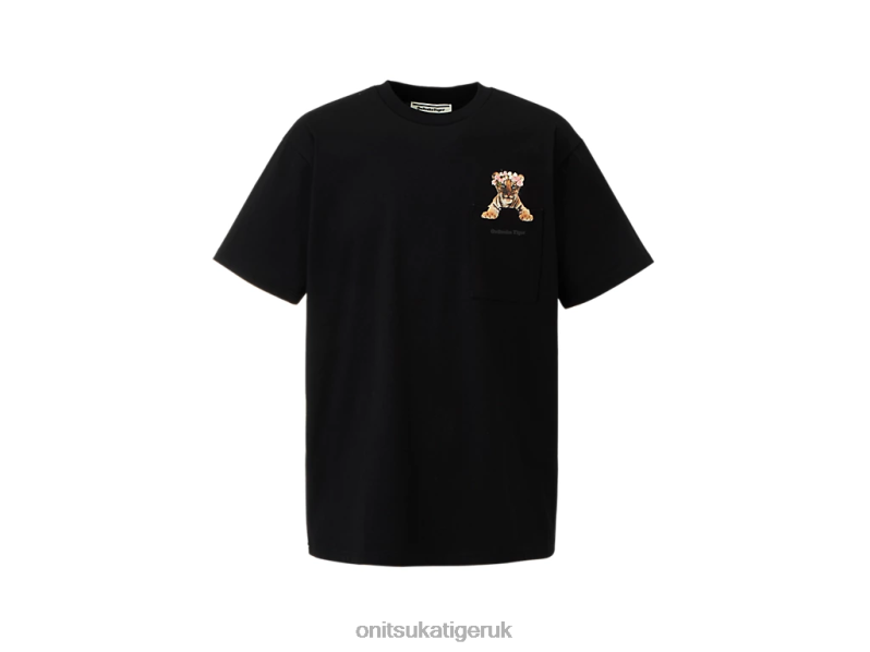 Men GRAPHIC TEE XTBPR434 Clothing Onitsuka Tiger Black