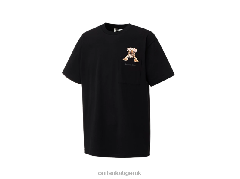 Men GRAPHIC TEE XTBPR434 Clothing Onitsuka Tiger Black