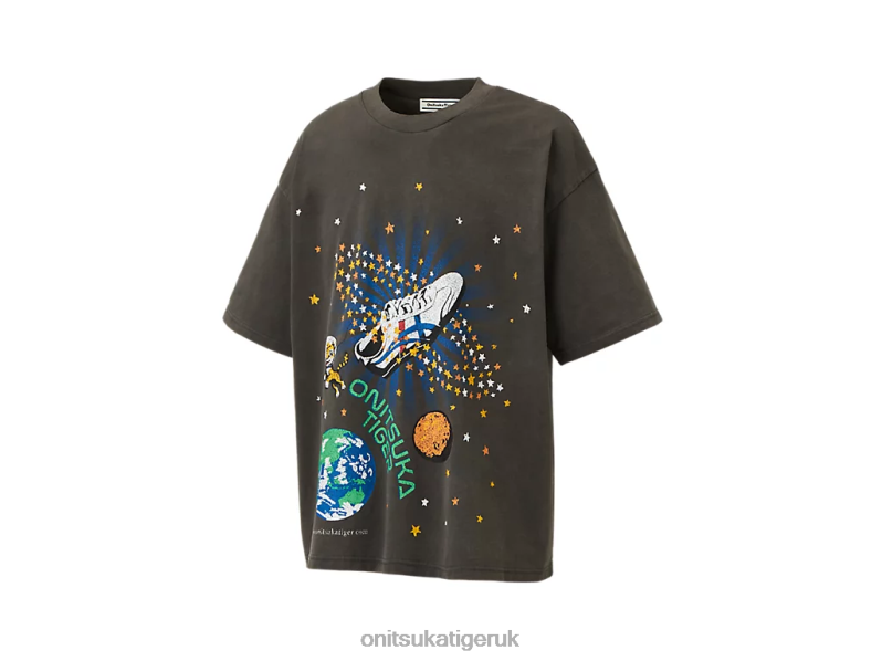 Men GRAPHIC TEE XTBPR435 Clothing Onitsuka Tiger Dark Grey