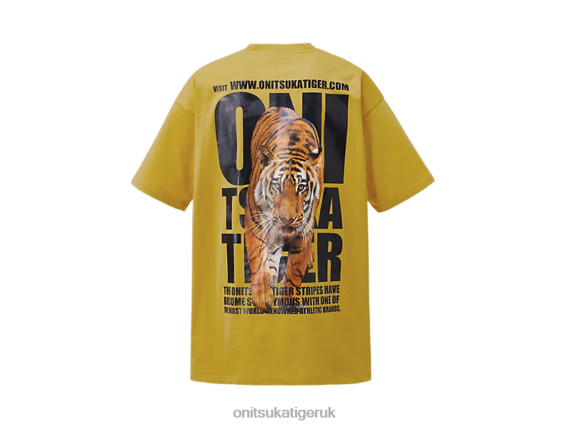 Men GRAPHIC TEE XTBPR437 Clothing Onitsuka Tiger Yellow