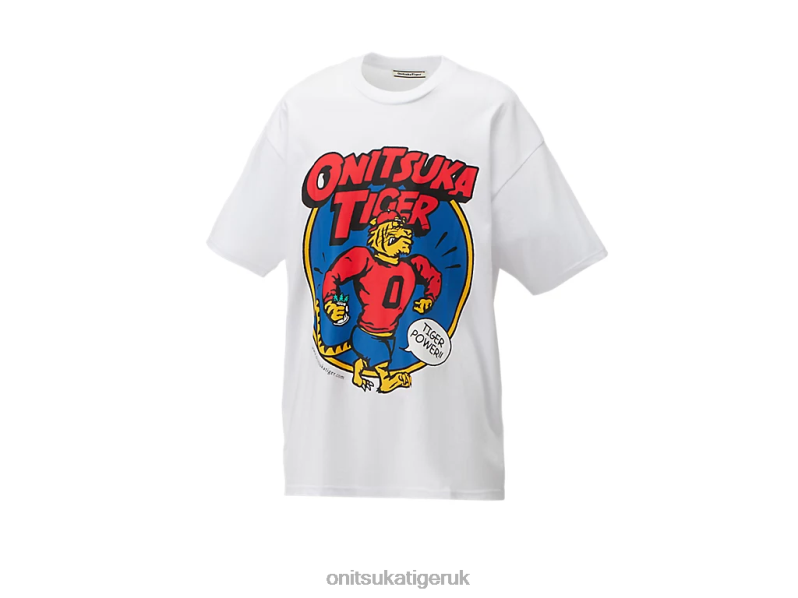 Men GRAPHIC TEE XTBPR442 Clothing Onitsuka Tiger White