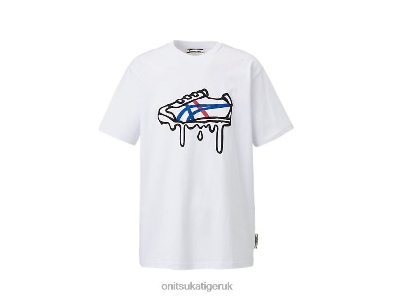 Men GRAPHIC TEE XTBPR444 Clothing Onitsuka Tiger White