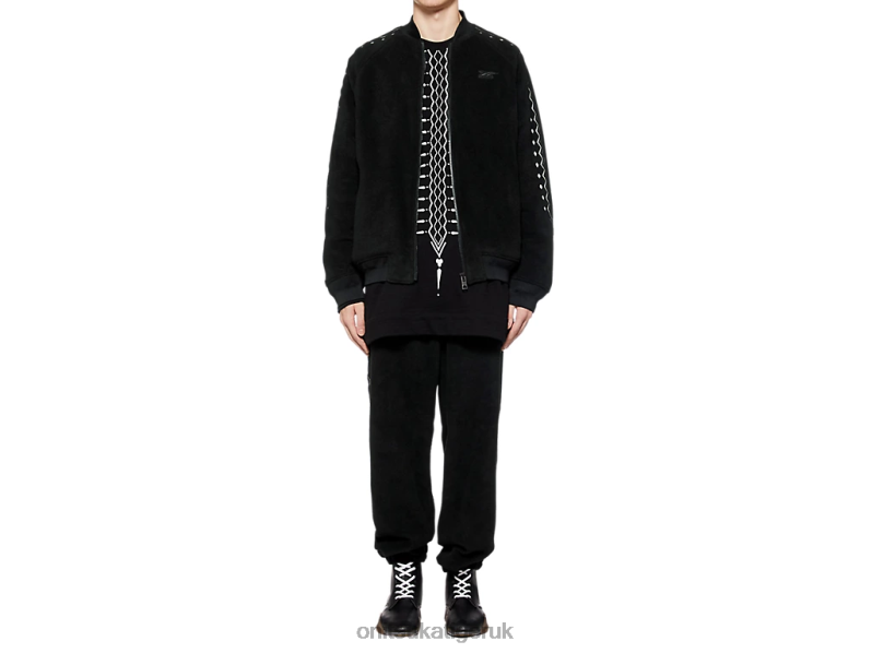 Men JACKET XTBPR447 Clothing Onitsuka Tiger Black/White