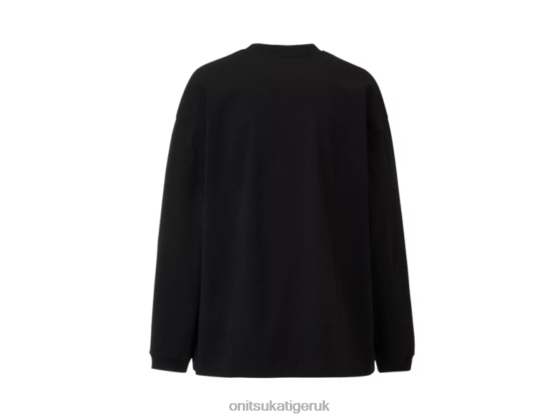 Men LS GRAPHIC TEE XTBPR426 Clothing Onitsuka Tiger Black