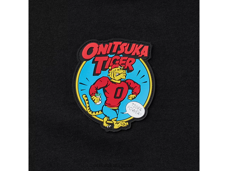 Men LS GRAPHIC TEE XTBPR426 Clothing Onitsuka Tiger Black