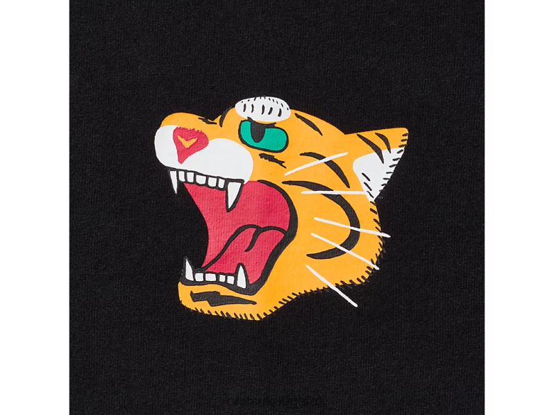 Men LS GRAPHIC TEE XTBPR431 Clothing Onitsuka Tiger Black