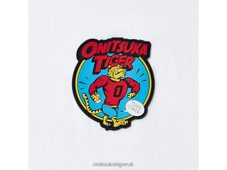 Men LS GRAPHIC TEE XTBPR440 Clothing Onitsuka Tiger White