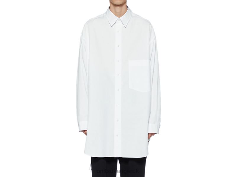 Men LS SHIRT XTBPR409 Clothing Onitsuka Tiger White