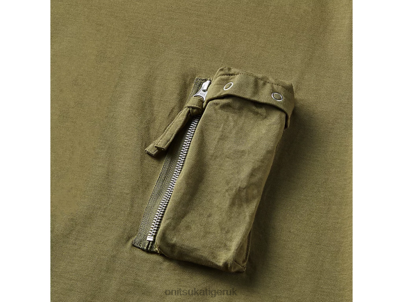 Men LS TEE XTBPR375 Clothing Onitsuka Tiger Khaki