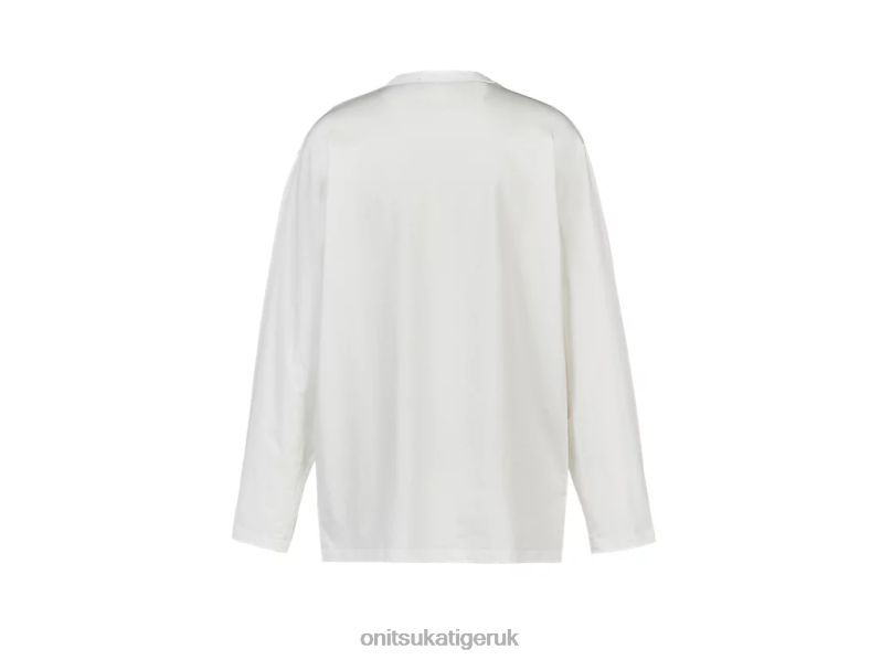 Men LS TEE XTBPR381 Clothing Onitsuka Tiger White
