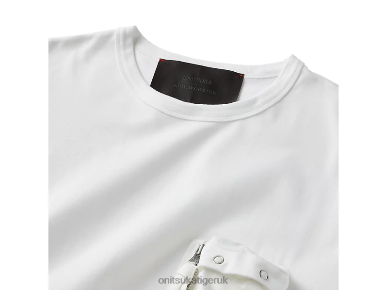 Men LS TEE XTBPR381 Clothing Onitsuka Tiger White