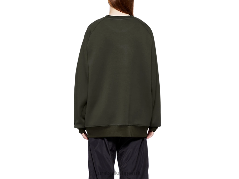 Men LS TOP XTBPR458 Clothing Onitsuka Tiger Khaki