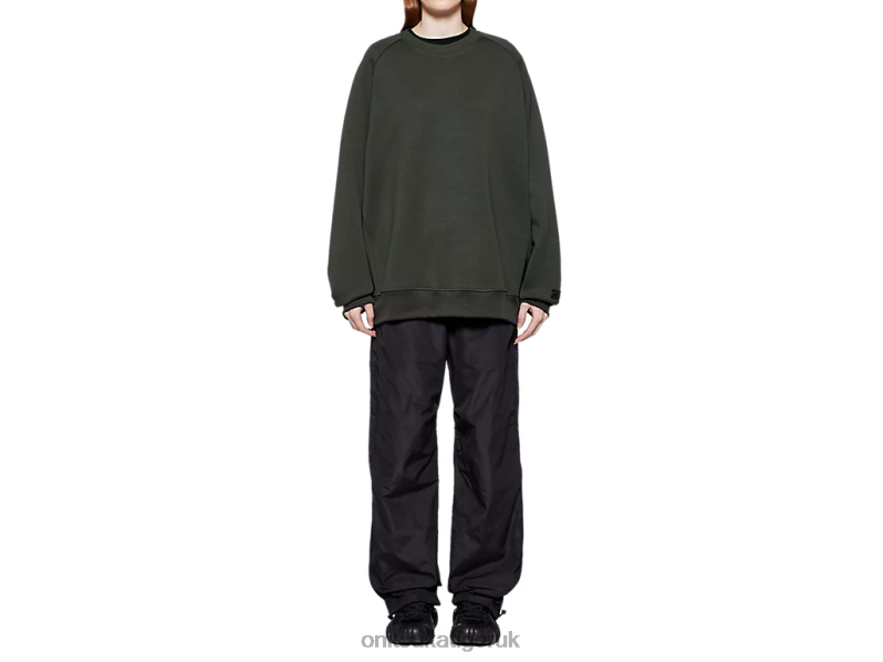 Men LS TOP XTBPR458 Clothing Onitsuka Tiger Khaki