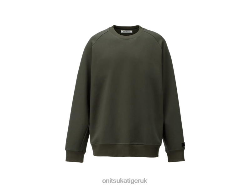Men LS TOP XTBPR458 Clothing Onitsuka Tiger Khaki