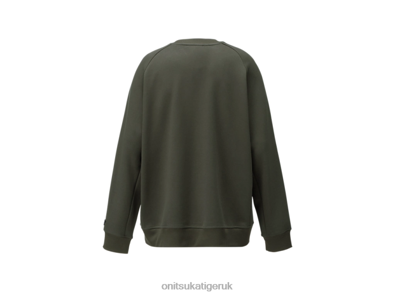 Men LS TOP XTBPR458 Clothing Onitsuka Tiger Khaki