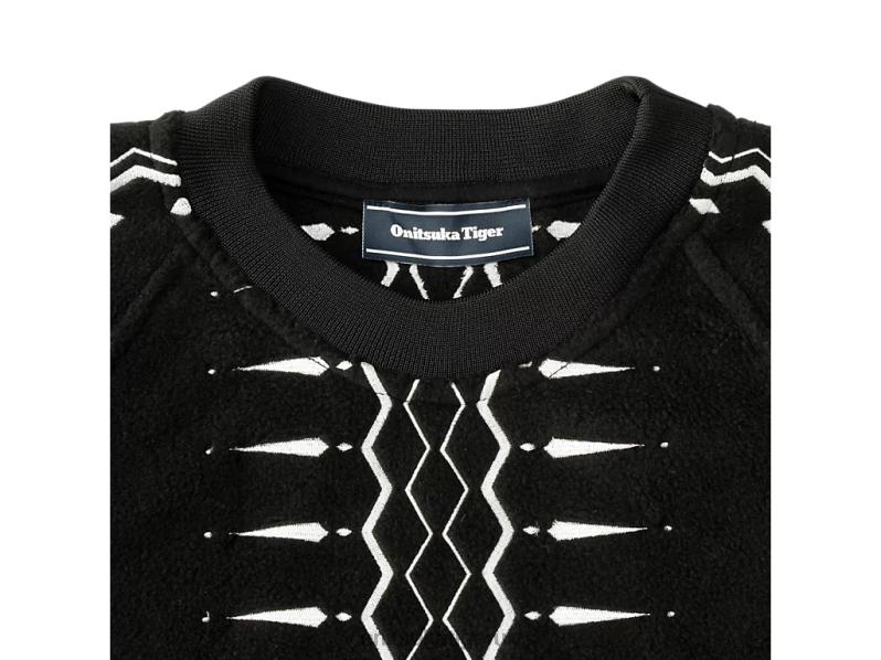 Men OVERSIZED TOP XTBPR429 Clothing Onitsuka Tiger Black/White