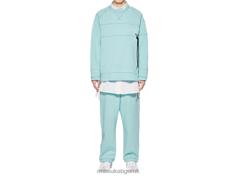 Men PANTS XTBPR389 Clothing Onitsuka Tiger Light Blue