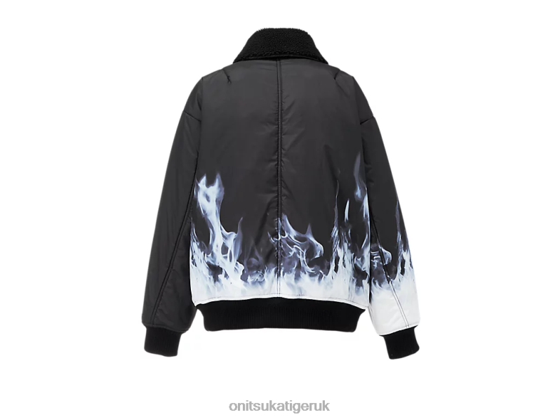 Men P BLOUSON XTBPR416 Clothing Onitsuka Tiger Black/White