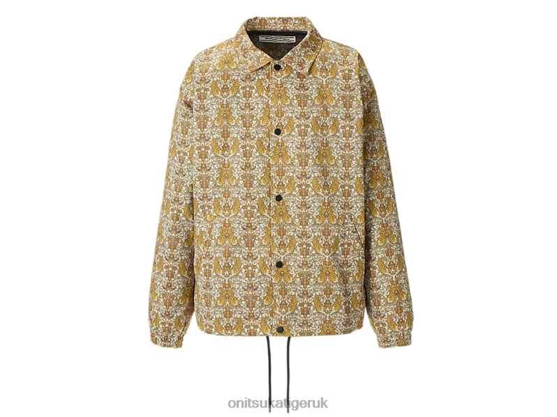 Men P COACH JACKET XTBPR406 Clothing Onitsuka Tiger Off White