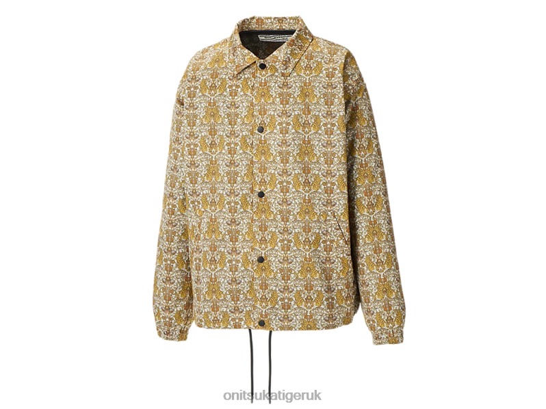 Men P COACH JACKET XTBPR406 Clothing Onitsuka Tiger Off White