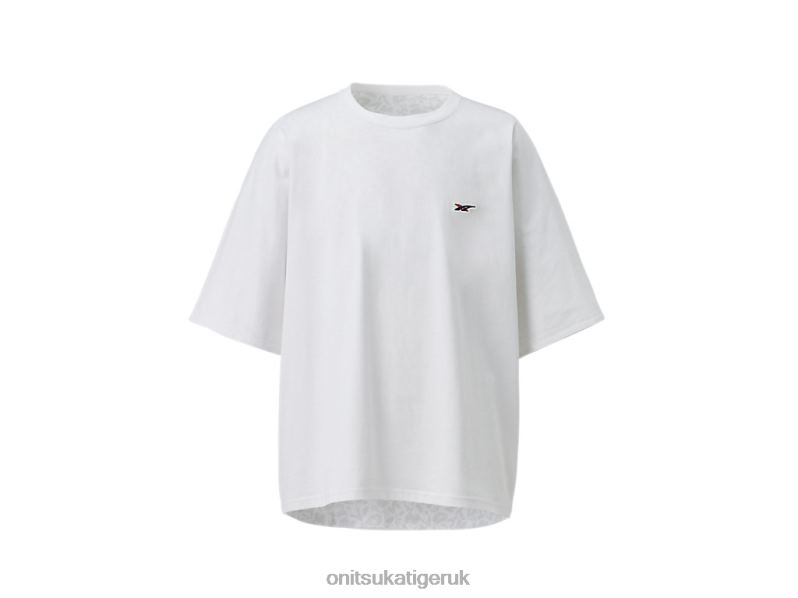 Men SHORT SLEEVE TOP XTBPR477 Clothing Onitsuka Tiger White
