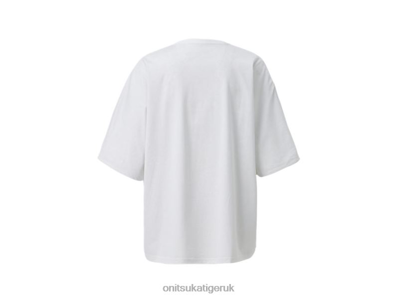 Men SHORT SLEEVE TOP XTBPR477 Clothing Onitsuka Tiger White
