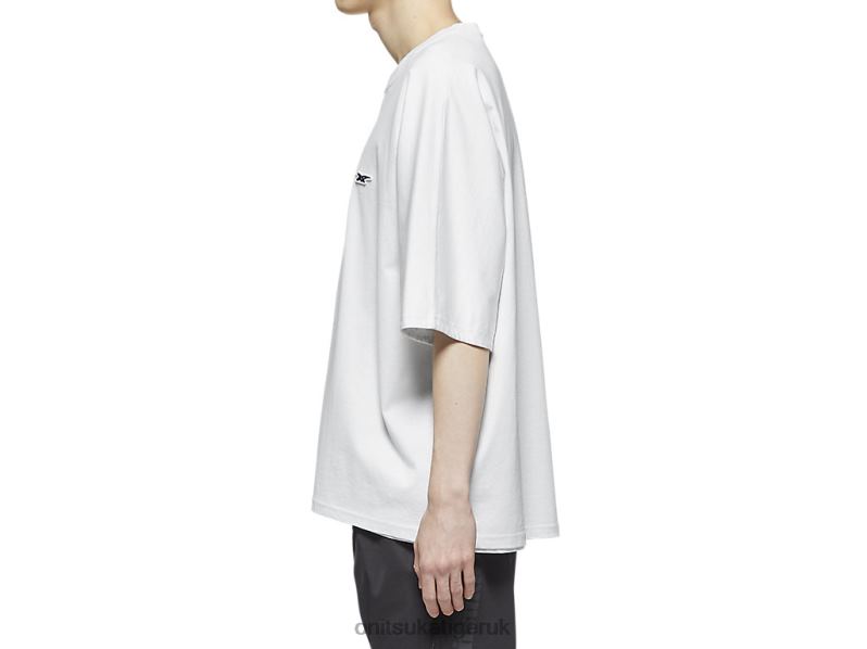 Men SHORT SLEEVE TOP XTBPR477 Clothing Onitsuka Tiger White