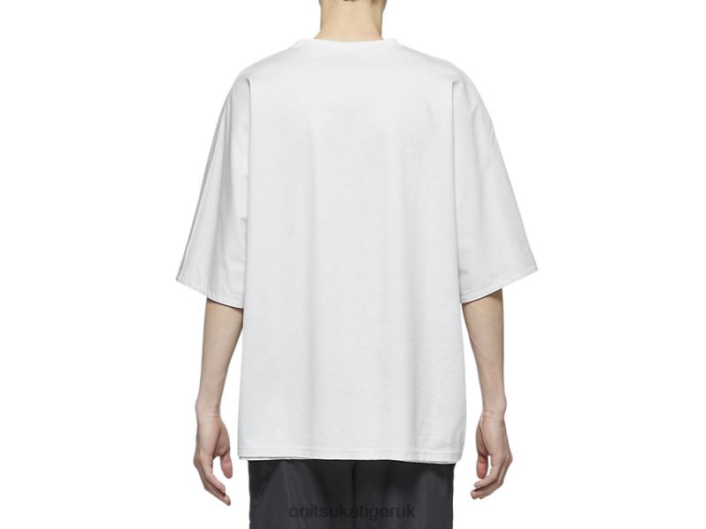 Men SHORT SLEEVE TOP XTBPR477 Clothing Onitsuka Tiger White