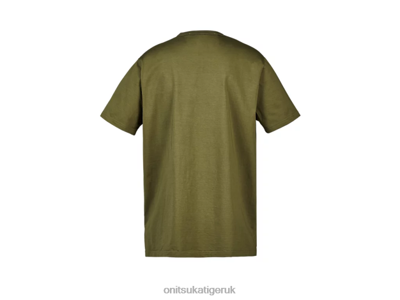 Men SS TEE XTBPR374 Clothing Onitsuka Tiger Khaki