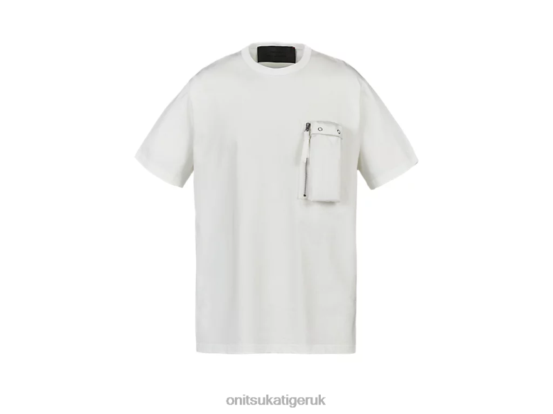 Men SS TEE XTBPR382 Clothing Onitsuka Tiger White