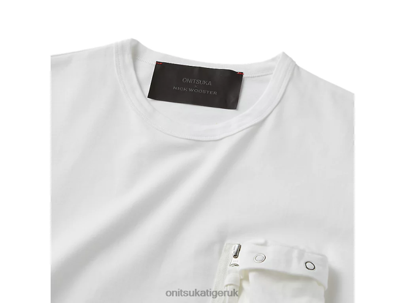 Men SS TEE XTBPR382 Clothing Onitsuka Tiger White