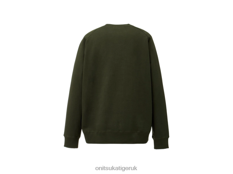Men SWEAT TOP XTBPR450 Clothing Onitsuka Tiger Khaki