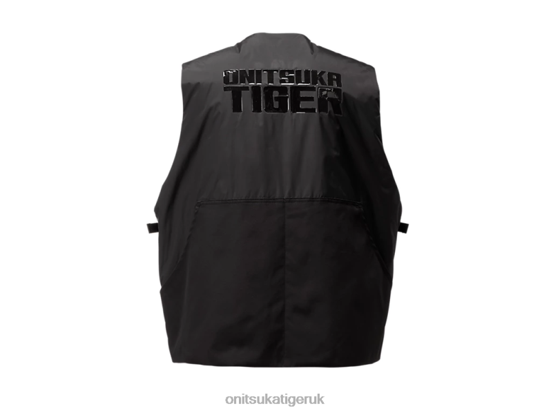 Men VEST XTBPR417 Clothing Onitsuka Tiger Black/Dark Grey
