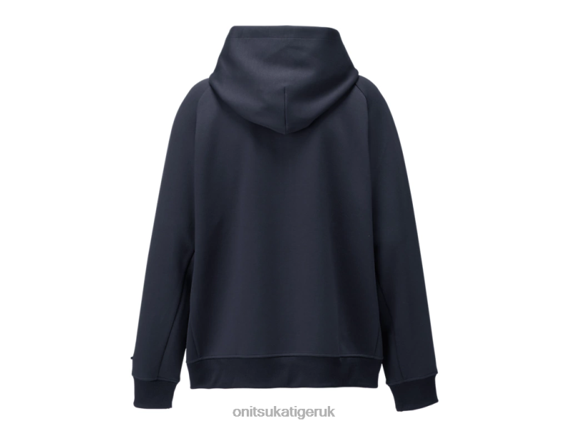 Men ZIP UP HOODIE XTBPR457 Clothing Onitsuka Tiger Navy