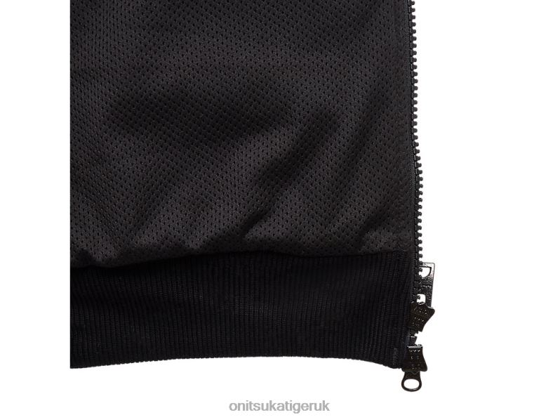 Men ZIP-UP HOODIE XTBPR466 Clothing Onitsuka Tiger Black
