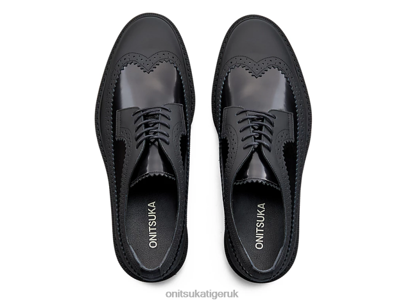 Men BROGUE XTBPR371 Shoes Onitsuka Tiger Black/Classic Red