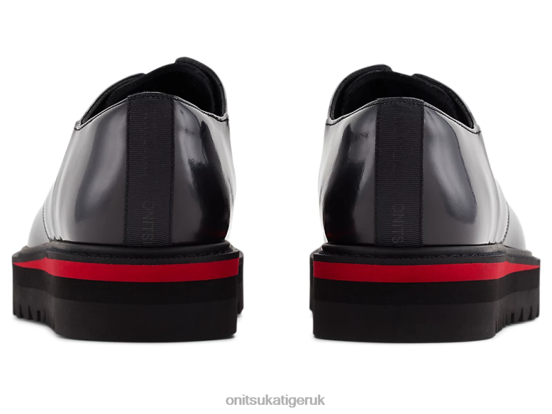 Men DERBY XTBPR220 Shoes Onitsuka Tiger Black/Classic Red